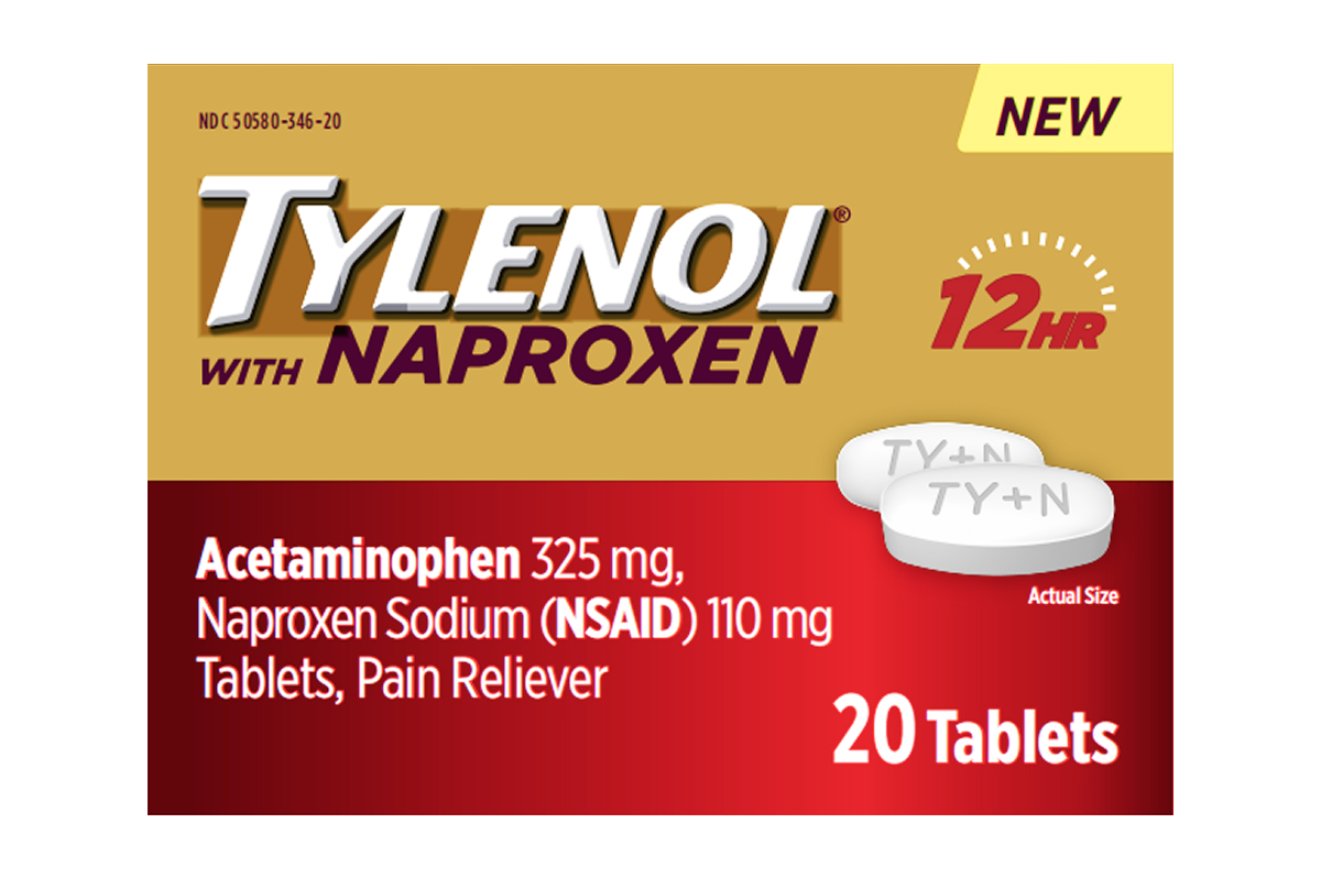 泰诺萘普生复方片(Tylenol with Naproxen)